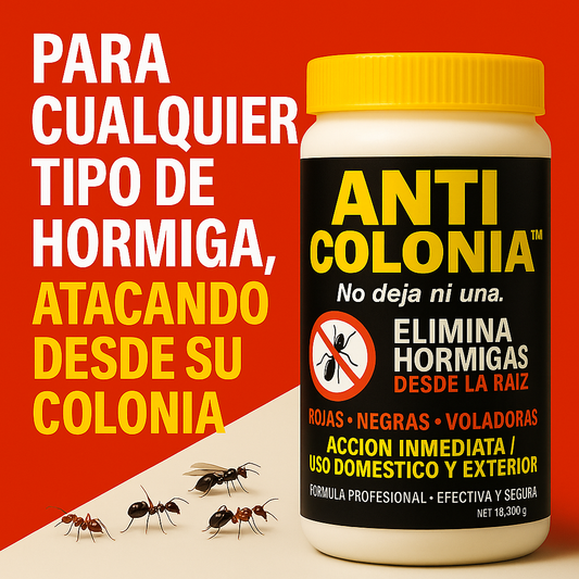 Anti colonia ¡Elimina las hormigas desde la raiz! HOY 50% DE DESCUENTO