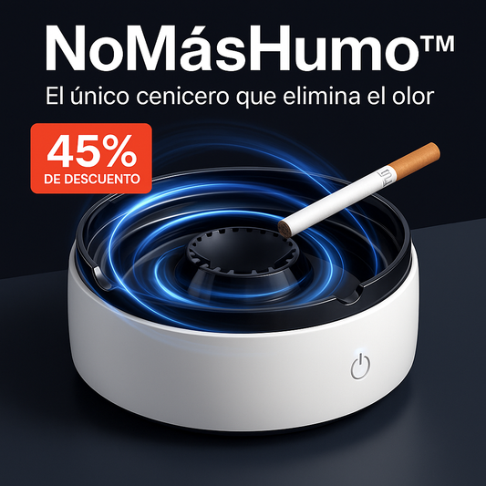 NoMásHumo™ El cenicero inteligente que elimina el olor sin dejar rastro ¡HOY 45% DE DESCUENTO!