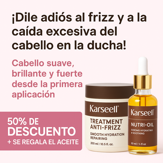 Karseell Duo Perfecto – Frizz & Caída Controlados HOY GRATIS EL NUTRI OIL