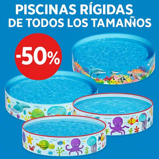 Piscinas rigidas de todos los tamaños - 50% DE DESCUENTO POR BLACK FRIDAY