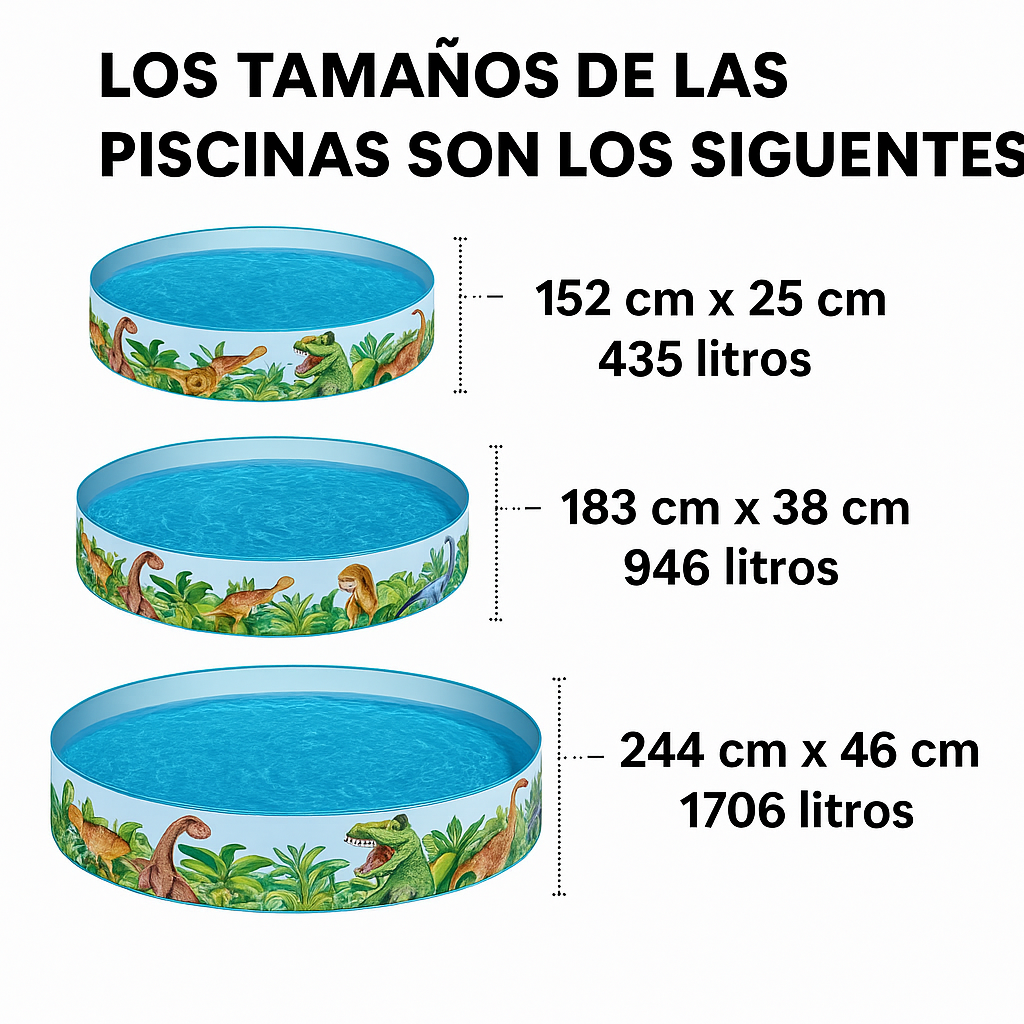 Piscinas rigidas de todos los tamaños - 50% DE DESCUENTO POR BLACK FRIDAY
