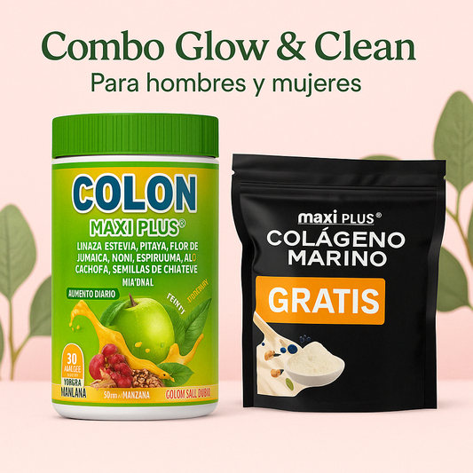 Combo Glow & Clean Para hombres y mujeres HOY EN PROMOCION + REGALO GRATIS